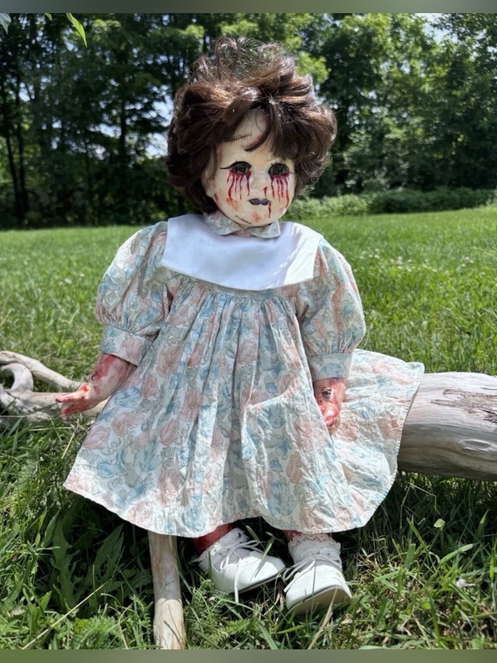 Horror Doll Mildread Creepy Horror Scary Halloween Doll OOAK Prop Decoration